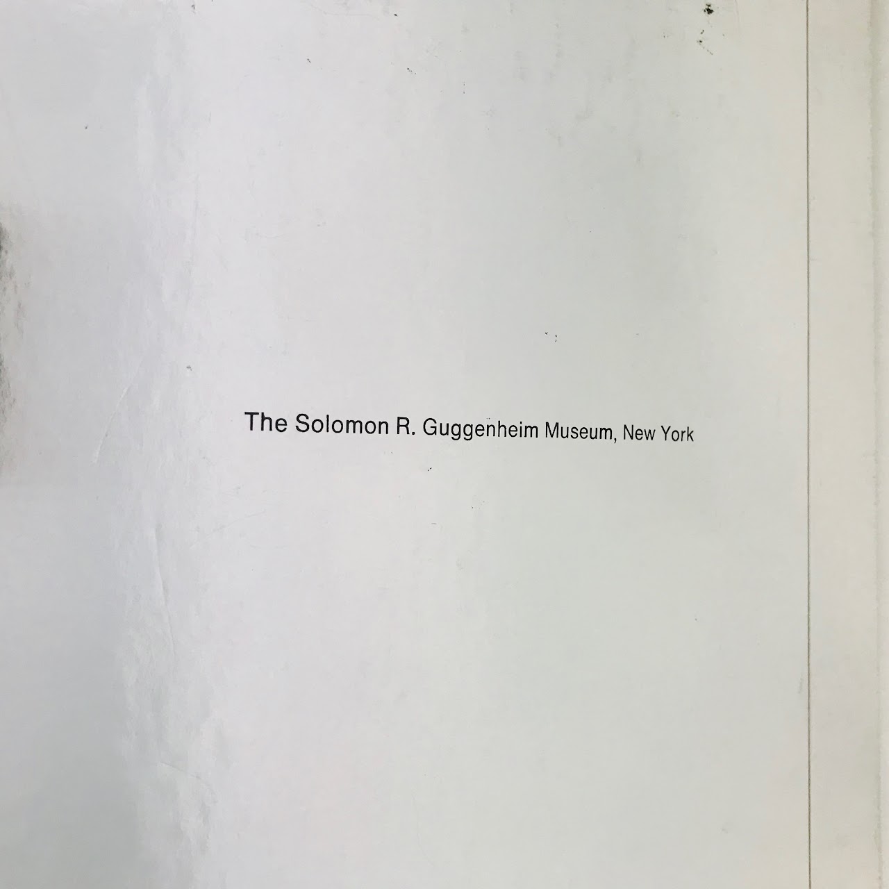 1971 Guggenheim International Exhibition Catalog