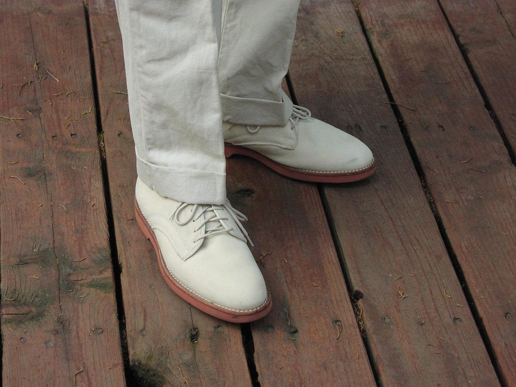 Alden suede & calf spectators: