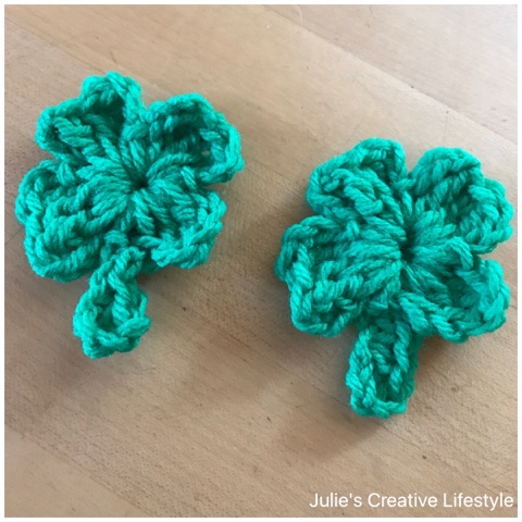 Crochet Four Leaf Clover  Julie's Creative Lifestyle