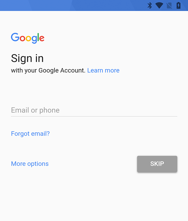 Connectez-vous à votre compte Google |  Restaurer les applications et les paramètres sur un nouveau téléphone Android