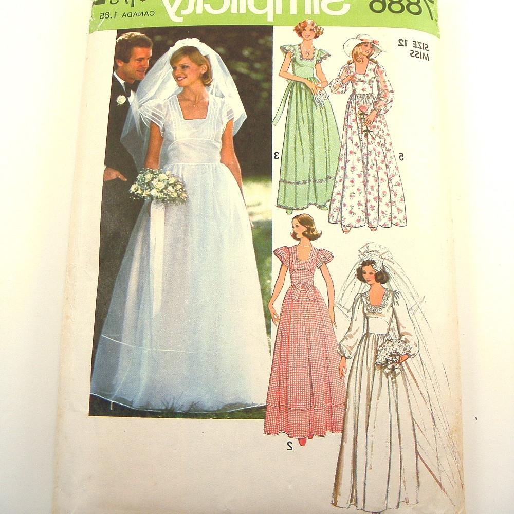 Vintage Wedding Dress Pattern