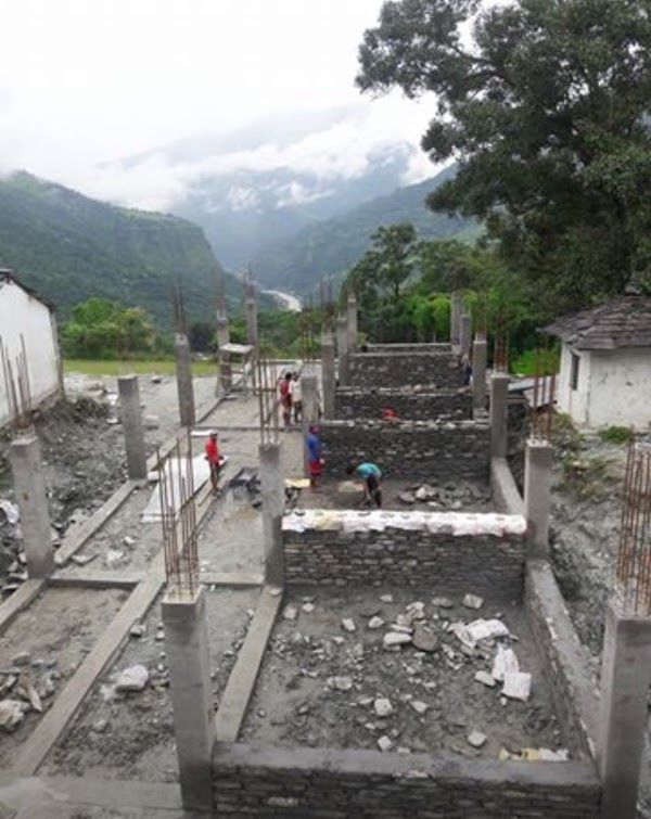  6-room concrete building  under construction