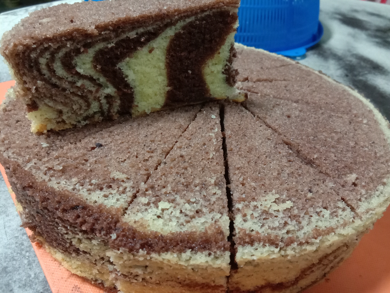 Violet's Kitchen ~♥紫羅蘭的爱心厨房♥~ : 斑马牛油蛋糕 Zebra Butter Cake