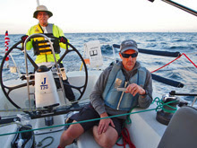 J/120 sailors- Dad and me sailing fast offshore