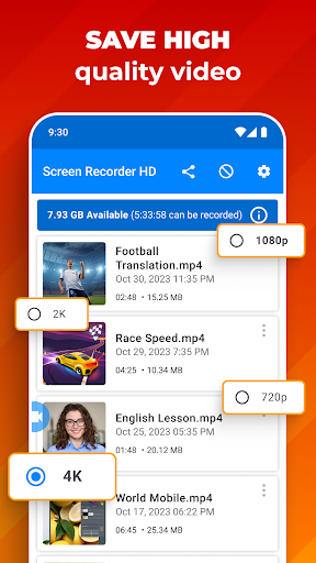 Screenshot Screen Recorder: Facecam Audio