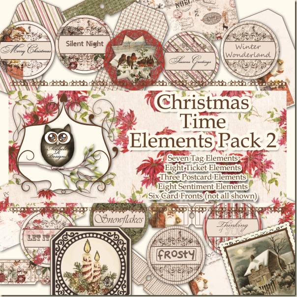 Christmas Time Elements Pack 2 Front Sheet