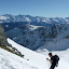 im Hintergrund die Zillertaler Alpen