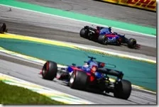 Le Toro Rosso nel gran premio del Brasile 2017