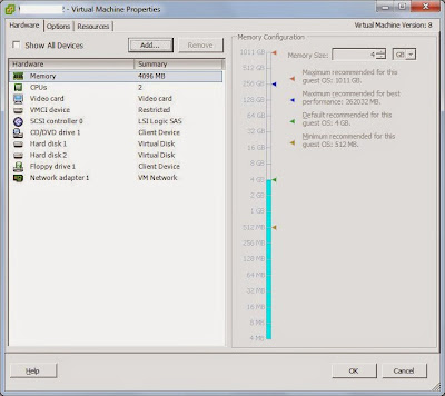 Intentar crear un disco duro nuevo de ms de 4TB desde VMware vSphere Client