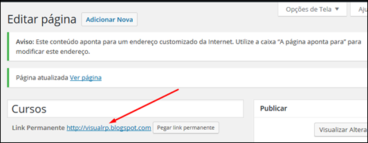 Como inserir link externo no menu do Wordpress - Visual Dicas