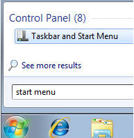 Start menu