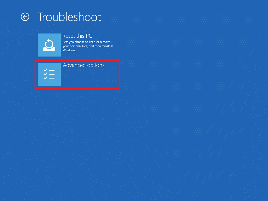 Opciones avanzadas.  Cómo cambiar el logotipo de inicio de Windows 10