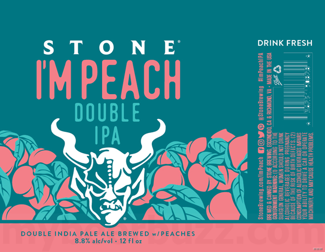 Stone Brewing - I’m Peach DIPA 12oz Cans