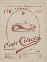 Citroën 1919 Type A publicité