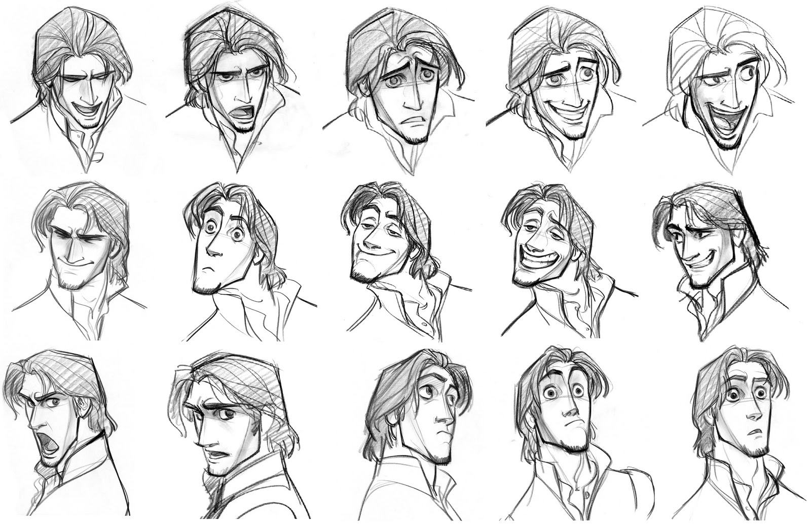 Character Design_Peter-Yeh: Learning facial expression from the film