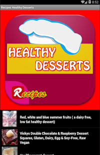 Recipes Healthy Desserts - náhled