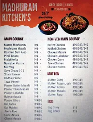 Madhuram Kitchen's menu 1