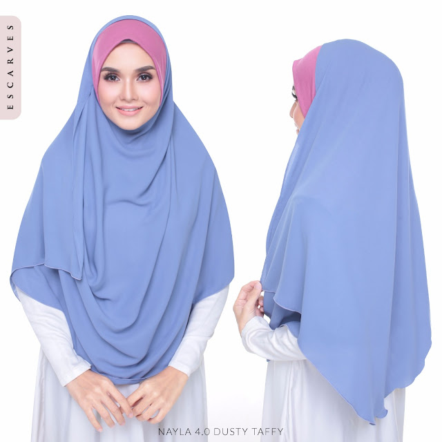 tudung shawl instant terkini