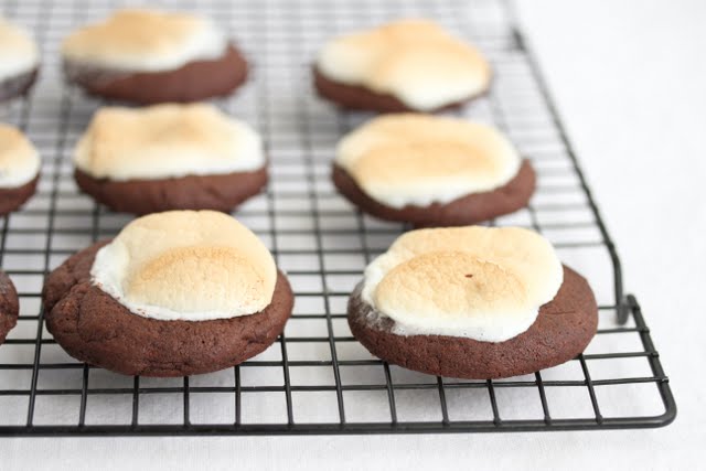 photo of Hot Chocolate Cookies on a baking rack