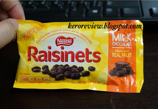 รีวิว เนสเล่ท์ เรซิ่นเน็ตส์ ลูกเกดแคลิฟอร์เนียเคลือบช็อกโกแลต (CR) Review Raisinets california raisins covered in chocolate, Nestle Brand.