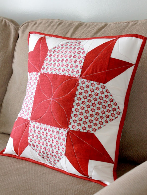 Christmas Pillow Tutorial by A Bright Corner