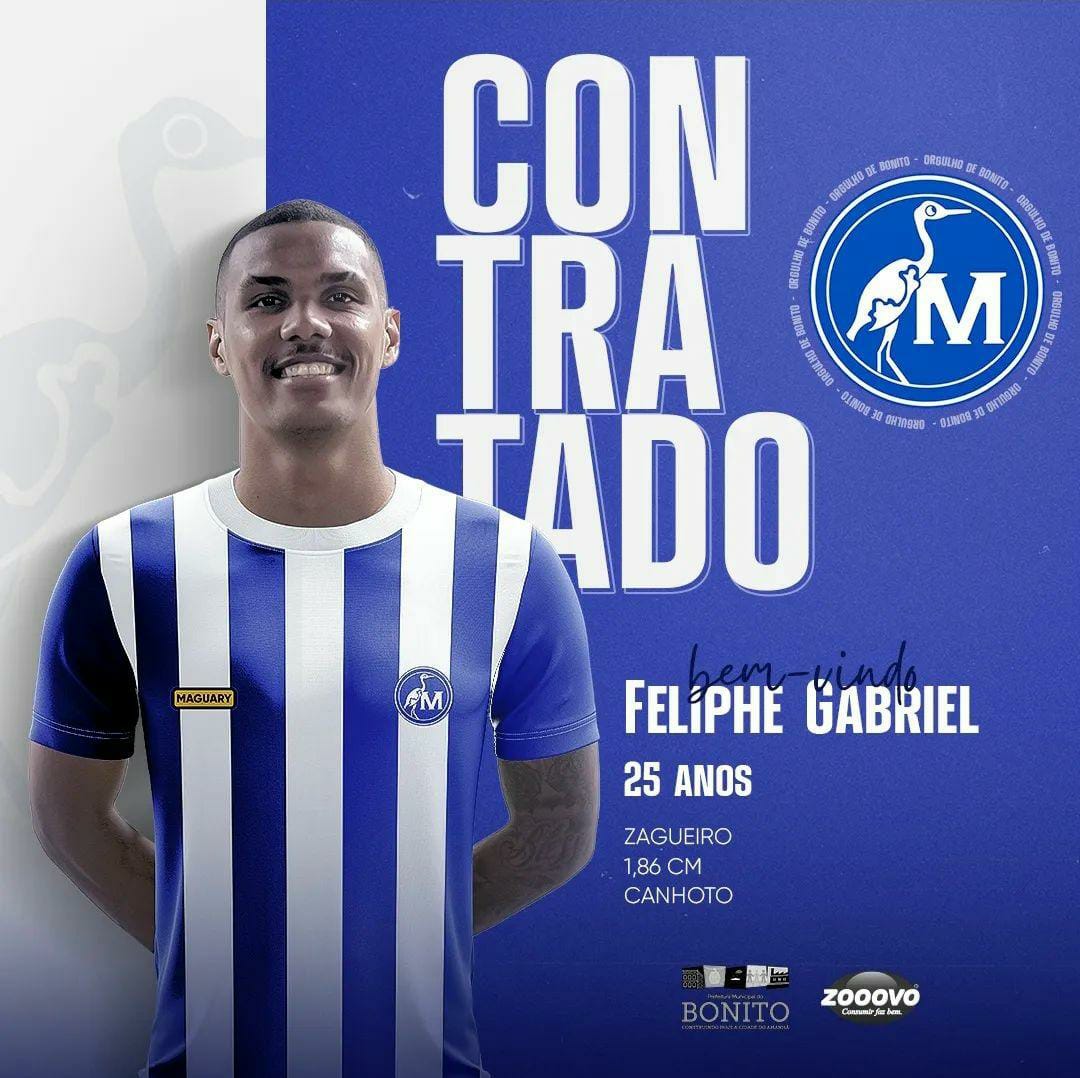 Um dos capitães em 2023, Feliphe Gabriel renova com o Maguary, maguary