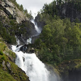De Latefoss-waterval. De Latefoss-waterval.
