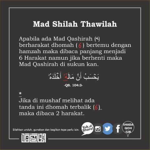 Mad shilah qashirah bertemu hamzah