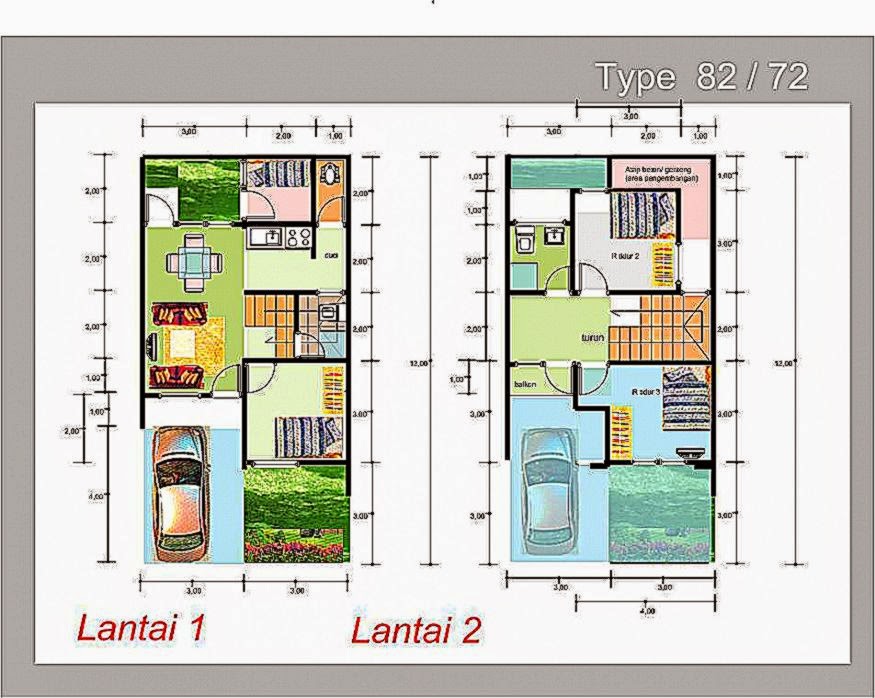 Denah Rumah Minimalis Terbaru Gallery Taman Minimalis