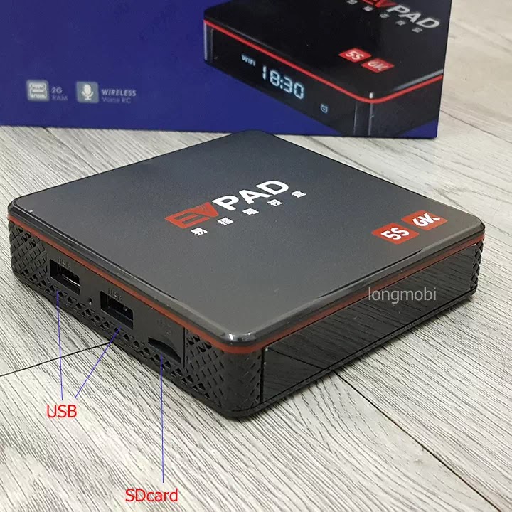 evpad 5s tv box golbal iptv