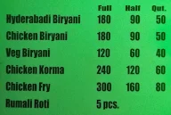 Shahi Muradabadi Chicken & Hyderabadi Biryani Corner menu 1