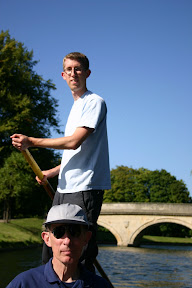 Punting with dad on the Cam