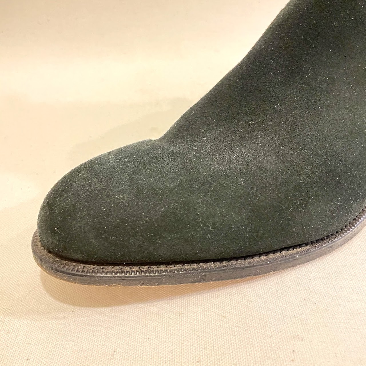 Church's Black Suede Chelsea Boots