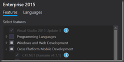AddXamarinToVS2015