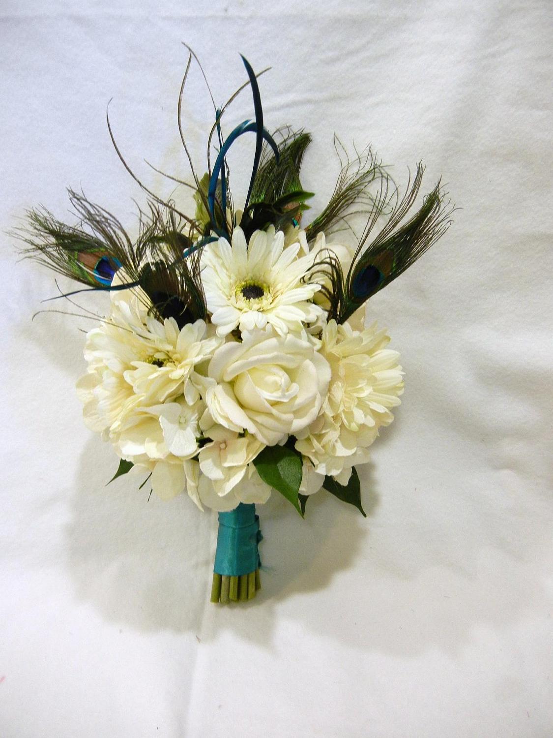 Bridal Bouquet with White Real