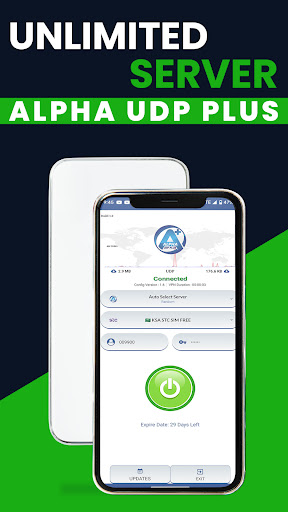 Screenshot Alpha UDP Plus