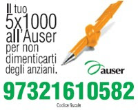 Sostieni l'auser con il5 x 100