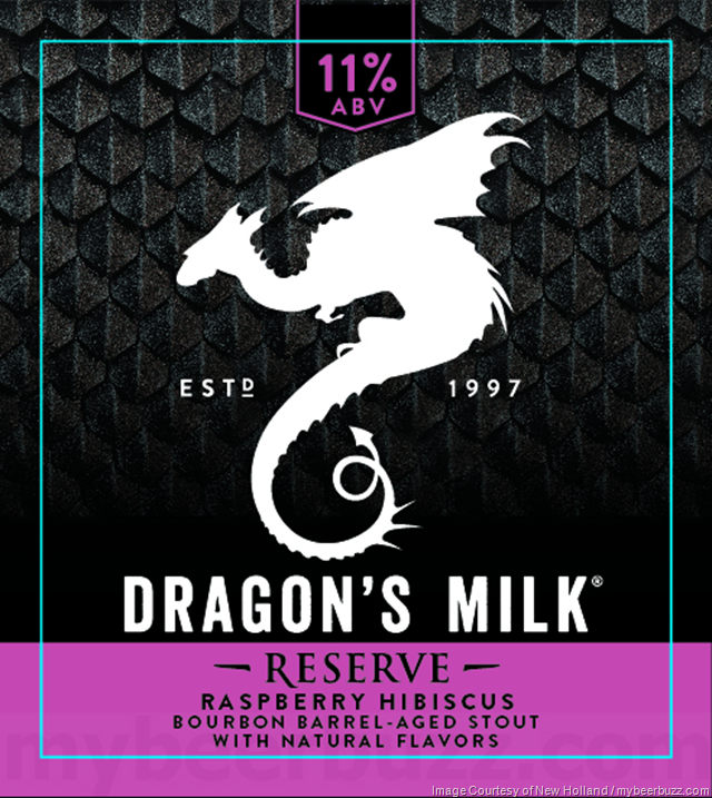 New Holland Adding Dragon’s Milk Reserve Raspberry Hibiscus