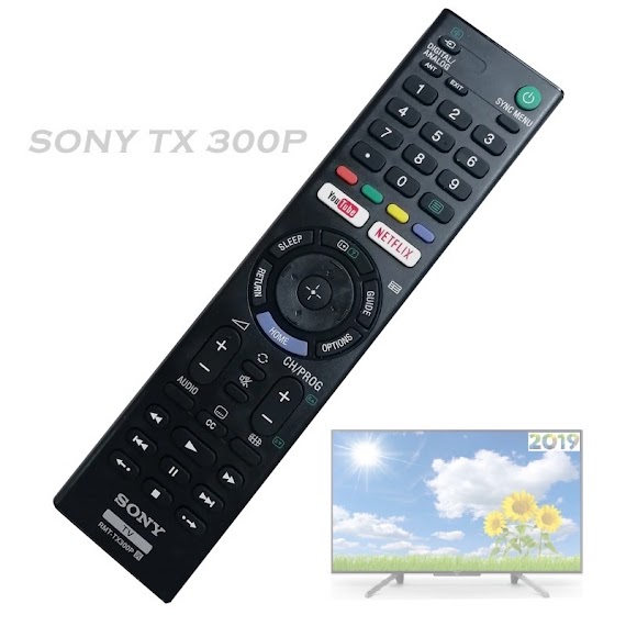 (Chính Hãng) Remote Điều Khiển Tivi Sony Smart Internet - Mode Tx - 300P - Hàng Xuất Malaysia - Bh Lỗi Đổi Mới