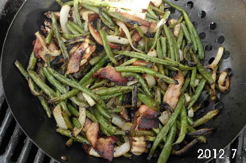 Grilled Fresh Green Beans