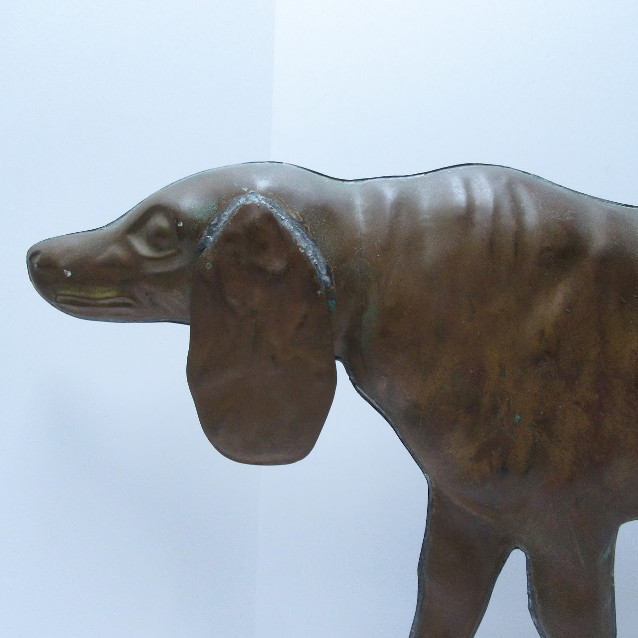 Copper Dog Figure