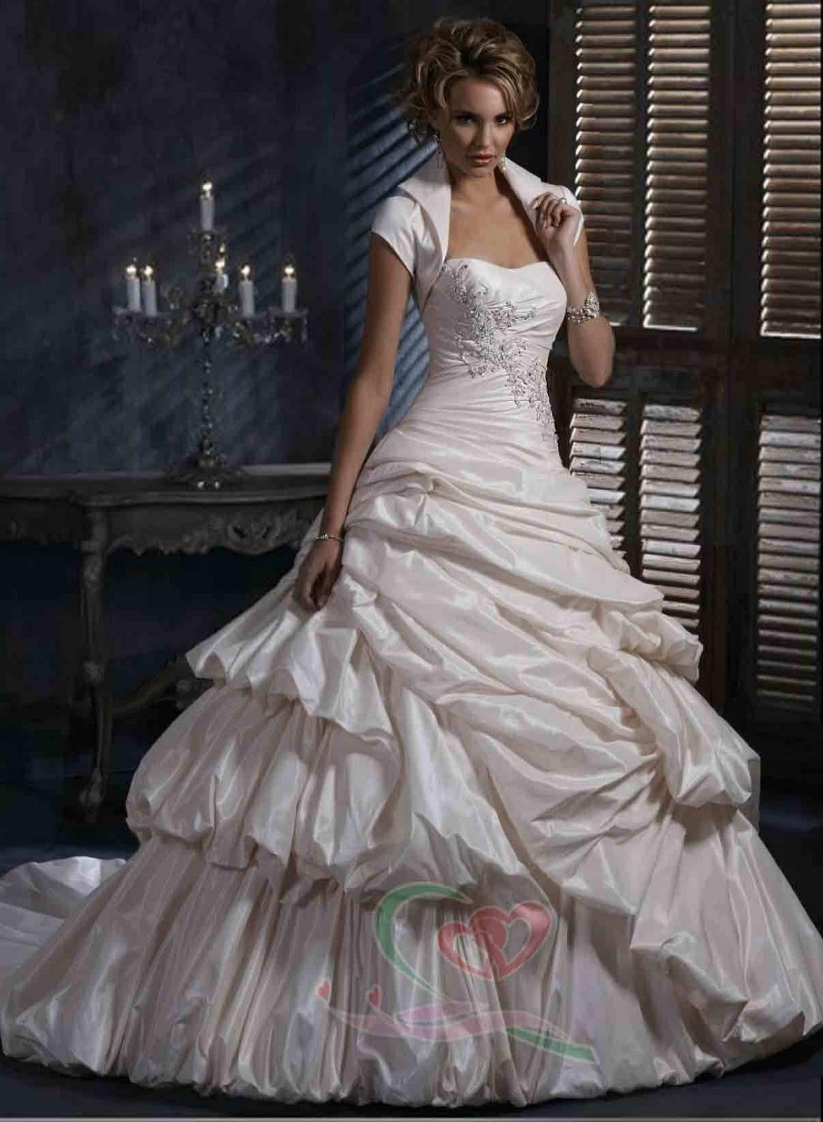 high fashion wedding dress