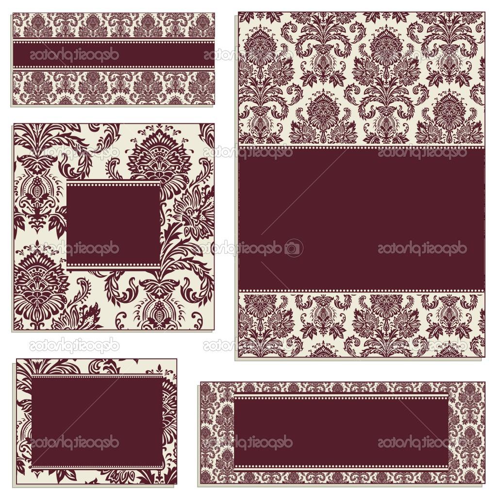 Vector Victorian Frame Set.