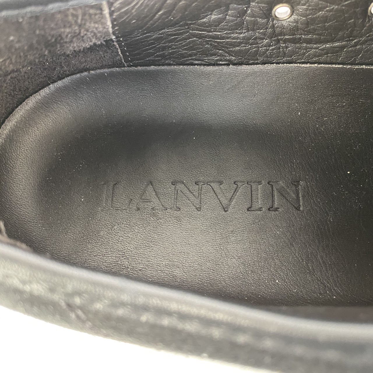 Lanvin Black Suede Sneakers