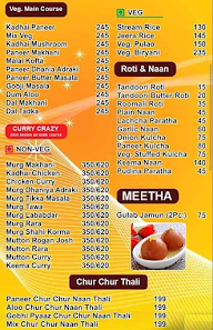 Apni Rasoi menu 1