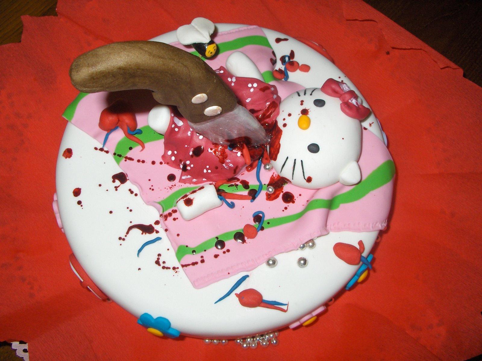 kind of Hello Kitty cake