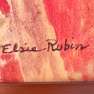 Elsie Rubin Signed Oil Portrait Painting #2