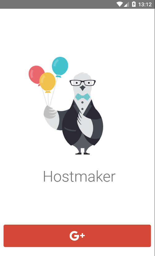 Android application Hostmaker Operations screenshort