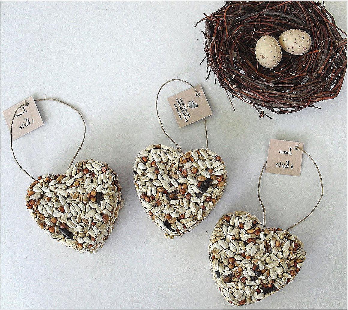 200 Birdseed Heart Wedding Favors - favors centerpiece tree decorations