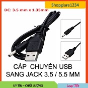 Cáp Chuyển Đổi Usb Sang Cổng 3.5 / 4.0 / 5.5 Mm 5V Dc Tiện Dụng - Dây Sạc Chuyển Đổi 3.5Mm 4.0Mm 5.5Mm Usb